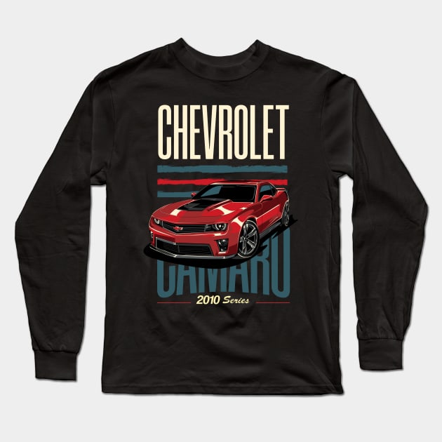 Chevrolet Camaro 2010 Long Sleeve T-Shirt by Harrisaputra